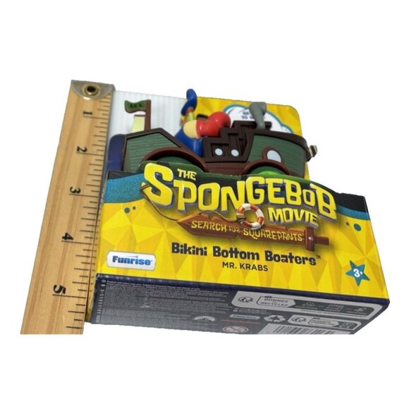 SpongeBob Movie Bikini Bottom Boaters Mr Krabs Vehicle Playset Nickelodeon NEW - Picture 8 of 10
